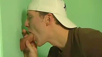 Glory Hole Glory: Twink Gets Ass-fucked Through A Hole