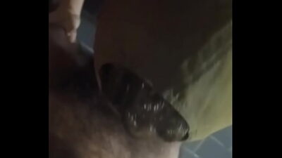 Dick in a bubble butt