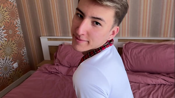 Oliver Strelly fucks cute twink hard without a condom