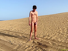 Public Pissing On The Gay Nude Beach