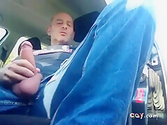 Smoking And Jerking In Car