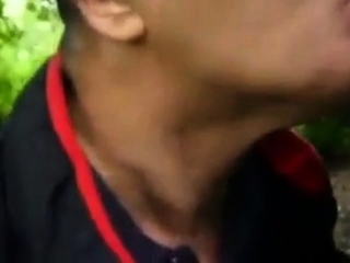 Outdoor Fun Blowjob and Cum with a Sexy Man