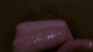 Hot guy sucking dick in the glory hole