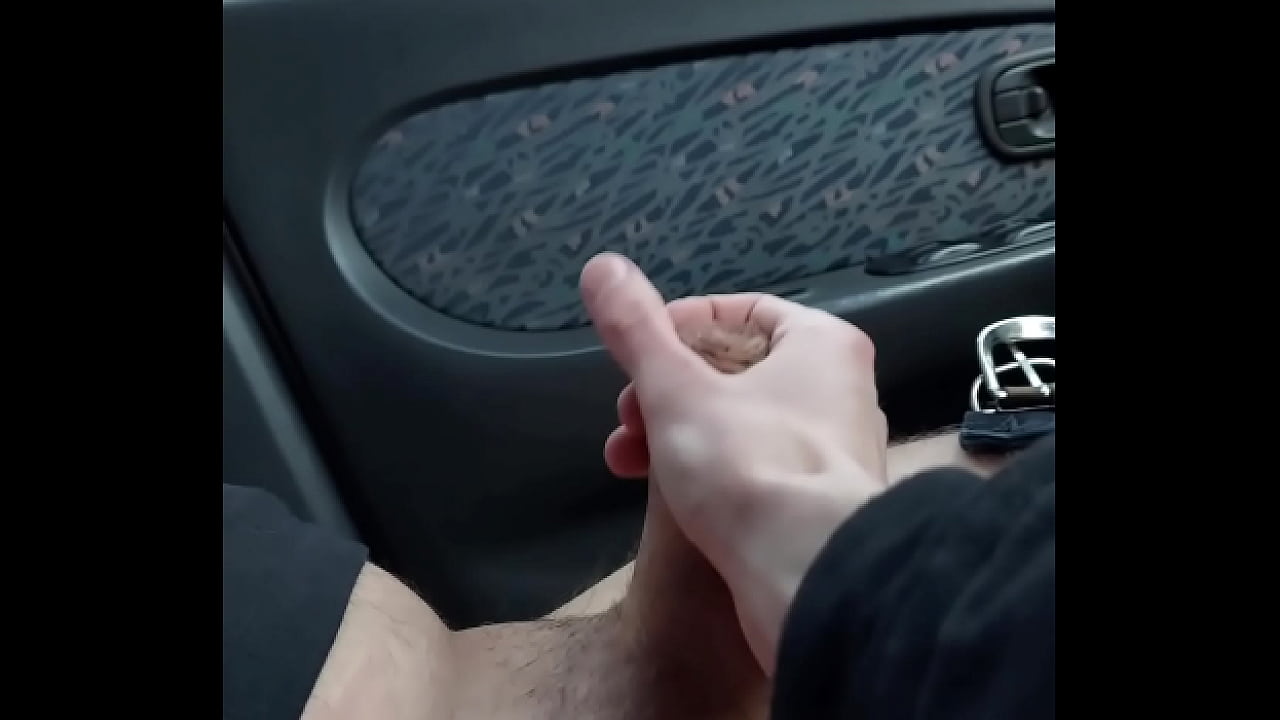 Young dick hunter twink gets to touch a public cruising dude's dick in a car