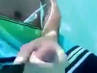 Underwater Jerk-Off Session Outdoors – Amateur Style