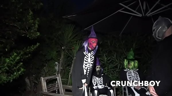 FUCKED BAREBACK FOR the halloween ceremeony with submission extrem in public for dimitri