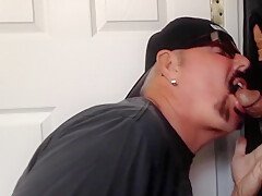 Gloryhole Mature Dilf Sucking And Wanking Cock In Duo 7 Min