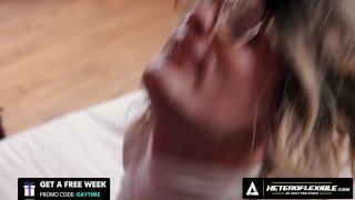 HETEROFLEXIBLE – Naughty Femboy Benny Fox Keeps Teasing Hung Straight Coworker