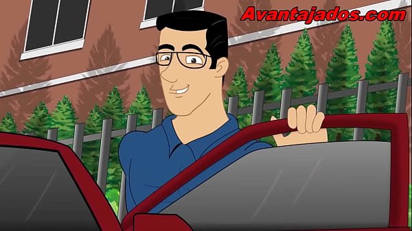 Cartoon Gay o Coroa Faxineiro