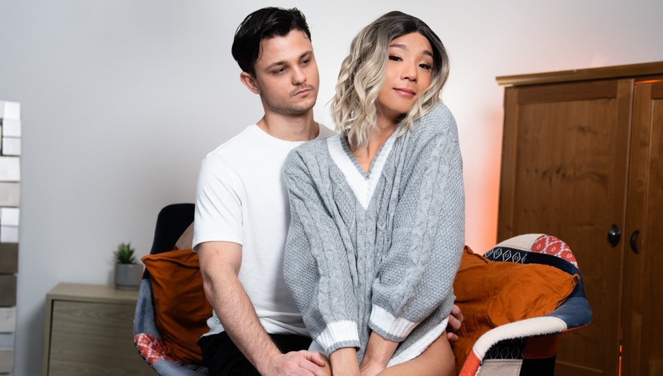 Shy Femboy’s Upskirt Peek Invites Creampie