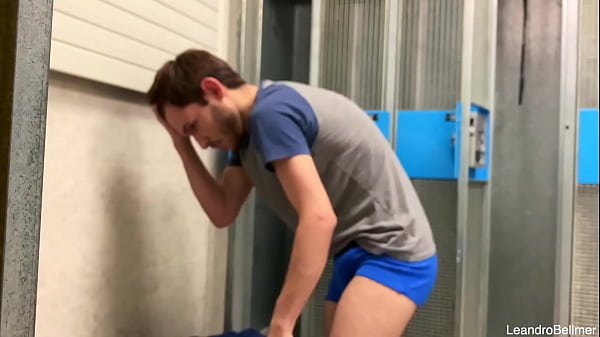 Caught jerking off in the men’s locker room