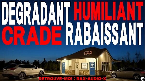 dominé et humilié dans les toilette publique et crade d’une aire de repos