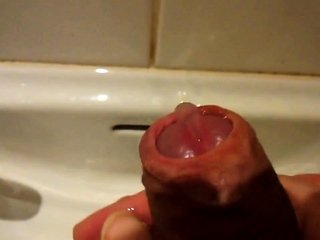 Four uncut foreskin cumshots compilation