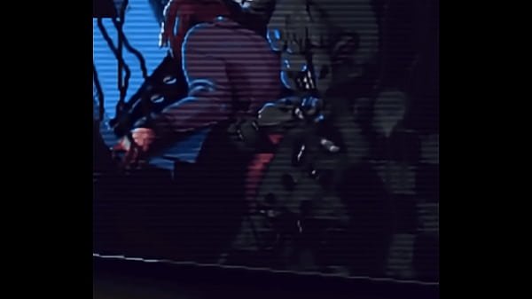 Security guard and springtrap fucks against a arcade machine after closing